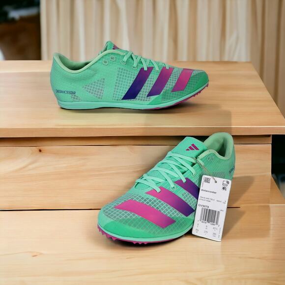 New Adidas Men\'s Distancestar Track Spikes GV9078 Size 9.5, no spikes main image 5